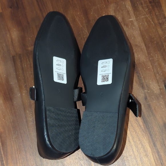 TOPSHOP GENUINE LEATHER Black Mary Jane Shoes - Picture 4 of 12